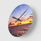 Mooie wandklok in de buitenwand (Hoek)