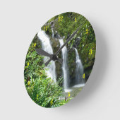 Mooie wandklok in de buitenwand (Hoek)