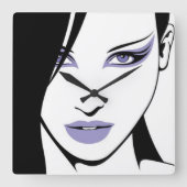 Mooie wandklok van Silhouette (Voorkant)