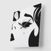 Mooie wandklok voor vrouwen (Hoek)