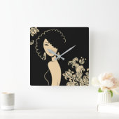 Mooie wandklok voor vrouwen (Huis)