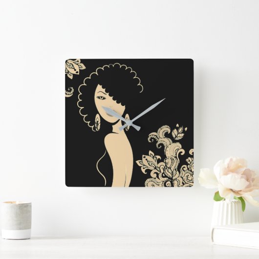 Mooie wandklok voor vrouwen (Huis)