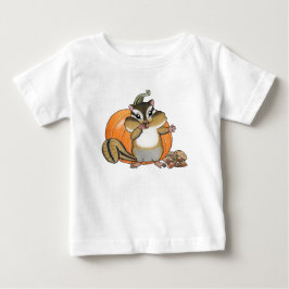 Mooie Wang (Eekhoorn) Pompoen Baby T-shirt