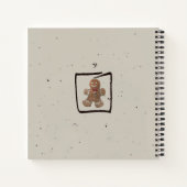 Mooie warme chocolademelk en peperkoek notitieboek (Achterkant)