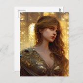 Mooie Warrior Woman Briefkaart (Voorkant / Achterkant)