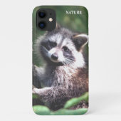 Mooie wasbeer op het oerwoud Case-Mate iPhone case (Achterkant)