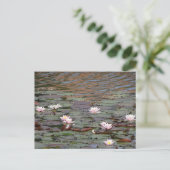 Mooie Water Lelies DIY Briefkaart (Staand voorkant)