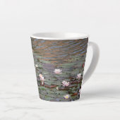 Mooie Water Lilies Latte Mok (Rechterhoek)