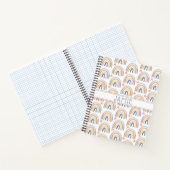 Mooie watercolor regenbogen en sterren gepersonali notitieboek (Binnen)