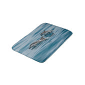 Mooie waterdolfijnen badmat (Gekanteld)