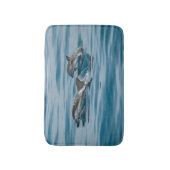 Mooie waterdolfijnen badmat (Voorkant Verticaal)