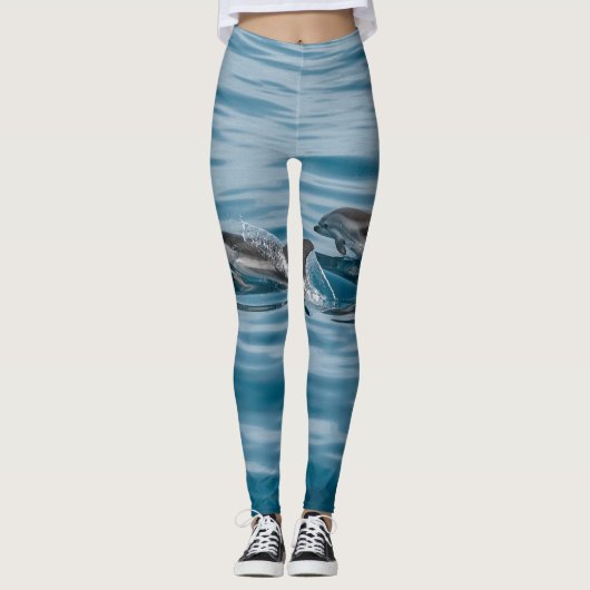 Mooie waterdolfijnen leggings (Voorkant)