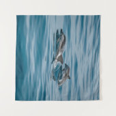 Mooie waterdolfijnen wandkleed (Voorkant (horizontaal))