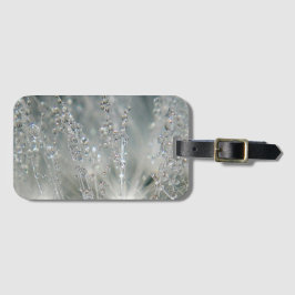 Mooie waterdruppels bagagelabel