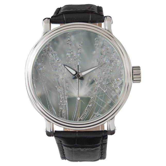 Mooie waterdruppels horloge (Voorkant)
