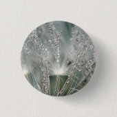 Mooie waterdruppels ronde button 3,2 cm (Voorkant)