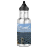 Mooie Waterkant Walkway Waterfles Waterfles (Rechts)