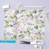 Mooie, waterkleur, met de hand geschilderde natuur tissuepapier (Craft)