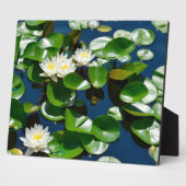 Mooie waterlilies fotoplaat (Zijkant)