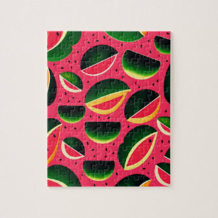 Mooie Watermeloen Patroon Legpuzzel