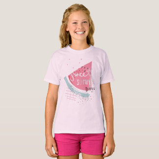Mooie watermeloengrafiek Meisjes zomer T-shirt