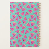 Mooie watermeloenpatroon planner (Achterkant)
