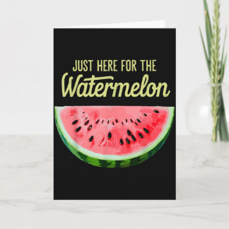 Mooie Watermeloenprint Voor Mannen Vrouwen Kindere Kaart