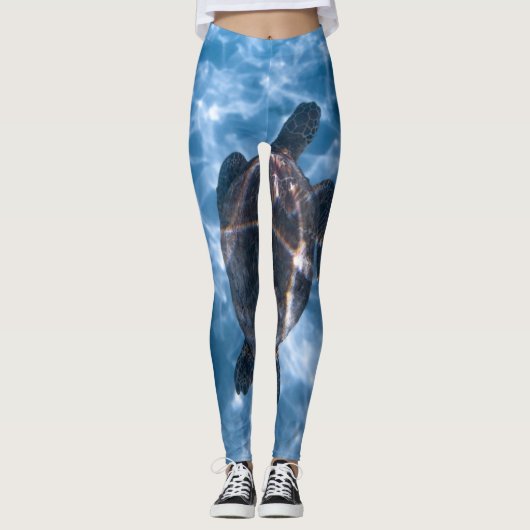 Mooie waterschildpad | Beste geschenk voor het lev Leggings (Voorkant)