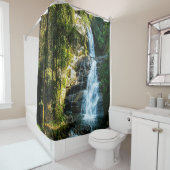 Mooie waterval afbeelding, landelijk gebied douchegordijn (In situ)