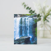 Mooie waterval briefkaart (Staand voorkant)
