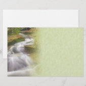 Mooie waterval briefpapier (Voorkant / Achterkant)