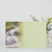 Mooie waterval briefpapier (Staand voorkant)