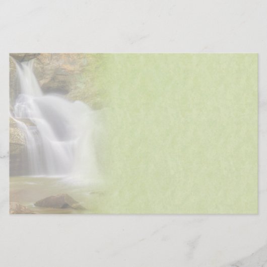 Mooie waterval bruiloft stationery briefpapier (Voorkant)