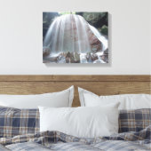Mooie waterval canvas afdruk (Insitu (Slaapkamer))