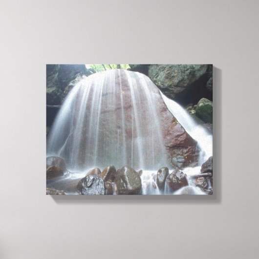 Mooie waterval canvas afdruk (Voorkant)
