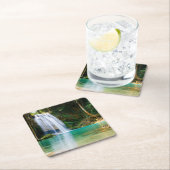 Mooie Waterval Coaster Set Kartonnen Onderzetters (Insitu)
