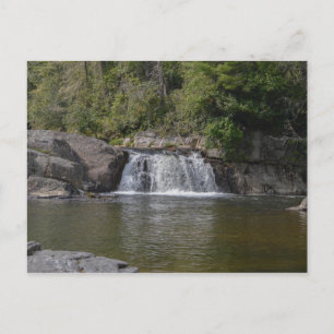 Mooie waterval in het Appalachian gebergte Briefkaart