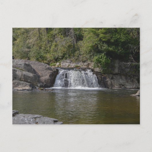 Mooie waterval in het Appalachian gebergte Briefkaart (Voorkant)