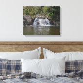 Mooie waterval in het Appalachian gebergte Canvas Afdruk (Insitu (Slaapkamer))