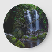 Mooie waterval in regenwoud grote klok (Voorkant)