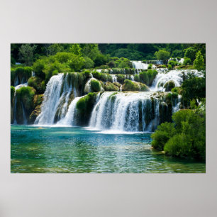 Mooie waterval poster