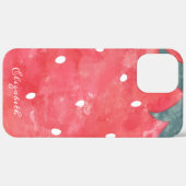 Mooie Waterverf Aardbei Case-Mate iPhone Case (Achterkant (horizontaal))