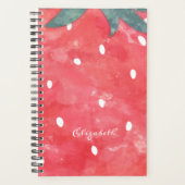 Mooie Waterverf Aardbei Planner (Voorkant)