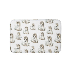 Mooie Waterverf Baby Dieren Alfabet Paard Badmat