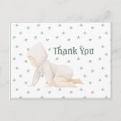 Mooie waterverf baby eenvoudige bedankkaart briefkaart (Voorkant)