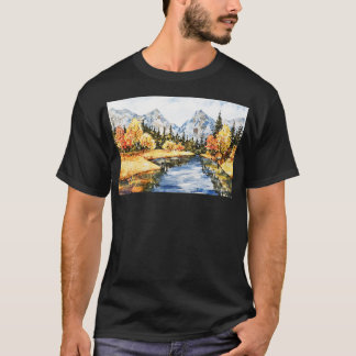 Mooie Waterverf, berglandschap T-shirt