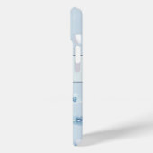 Mooie waterverf blauwe bloem Case-Mate iPhone case (Achterkant / Links)