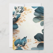 Mooie waterverf bloem kaart (Voorkant)