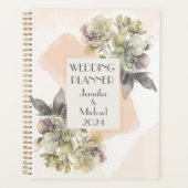 Mooie waterverf bloemboeket planner (Voorkant)