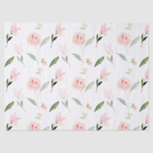 Mooie Waterverf Bloemen Blush Roze